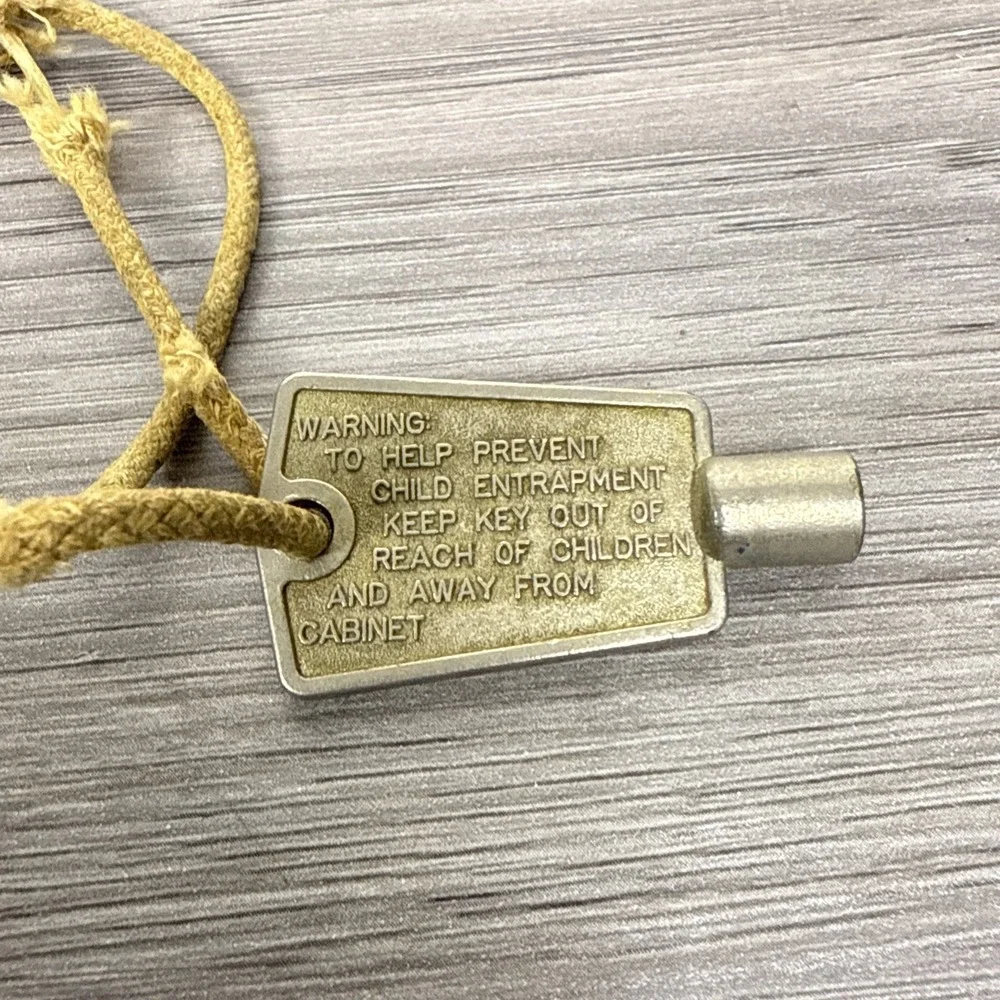 Vintage National Cabinet Lock‎ Freezer Key 4 Point Freezer Types
